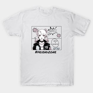 Funny Friend Zone Comic Art T-Shirt